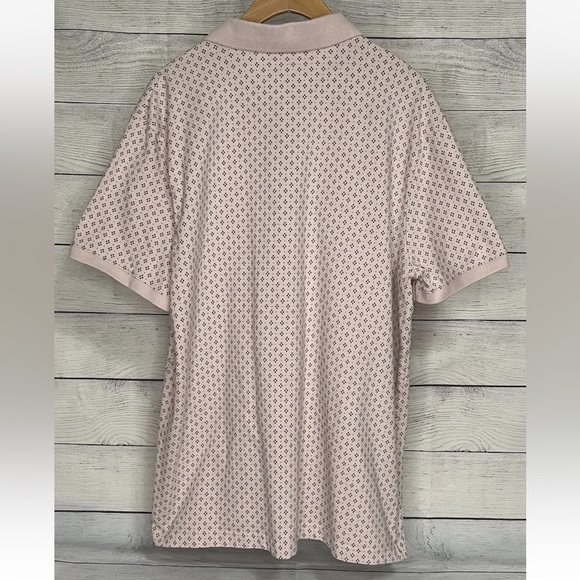 Guess Los Angeles Men’s Size XXL Light Pink Short Sleeve Polo Shirt - Picture 2 of 6